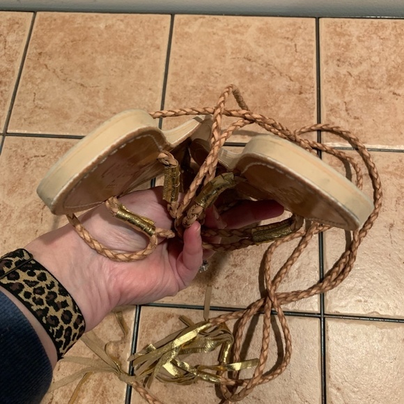 L*Space by Cocobelle Gili Wrap Braided Gladiator Sandals size 8.5 - Picture 7 of 8